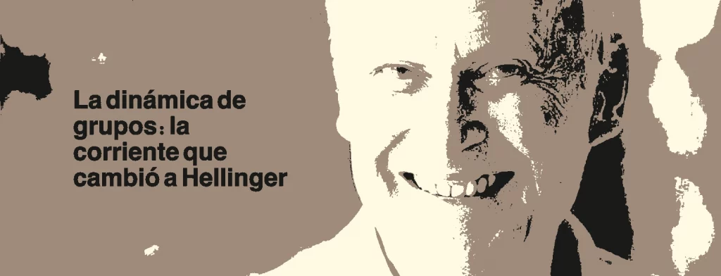 Bert Hellinger aplicando dinámica de grupos en su formación en constelaciones familiares.